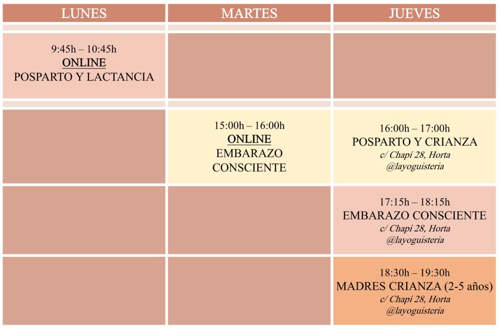 horarios